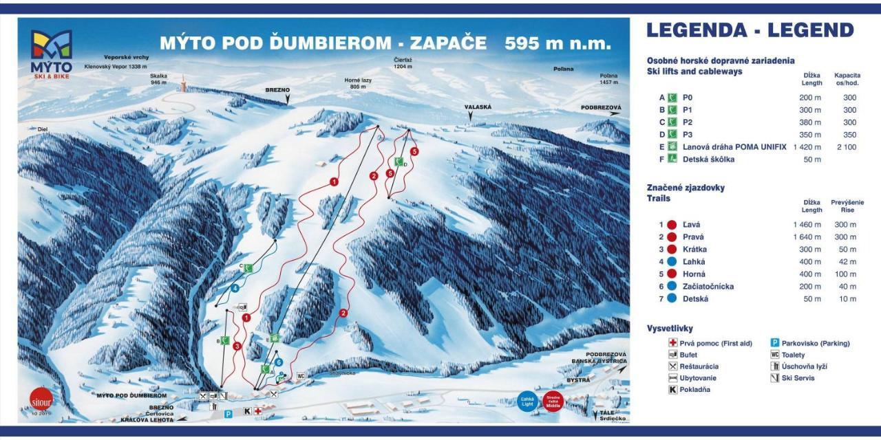 Apartment Anna Chopok, 1 110 M, Highest In Central Europe, On A Hiking Trail To Dumbier Demänovská Dolina Exterior foto